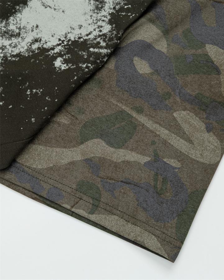 GRYFT Retro Art-Print Camouflage T-Shirt