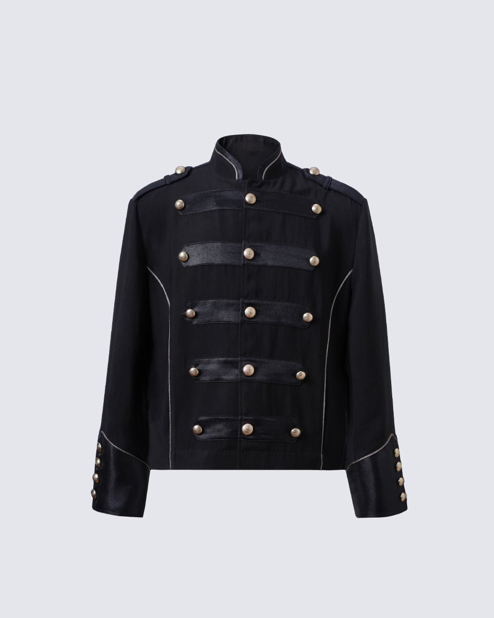 GRYFT Vintage Military Band Gold Button Jacket