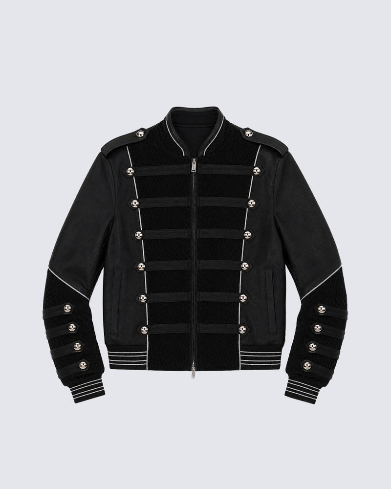 GRYFT Vintage Gothic-Style Button-Up Jacket