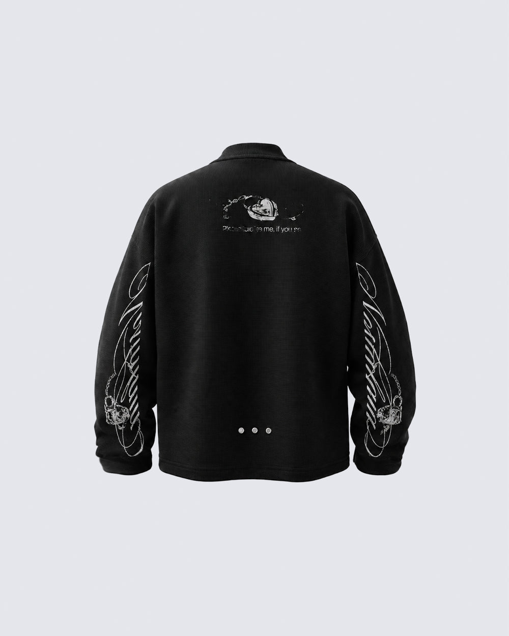 GRYFT Gothic Dark Printed Sweater