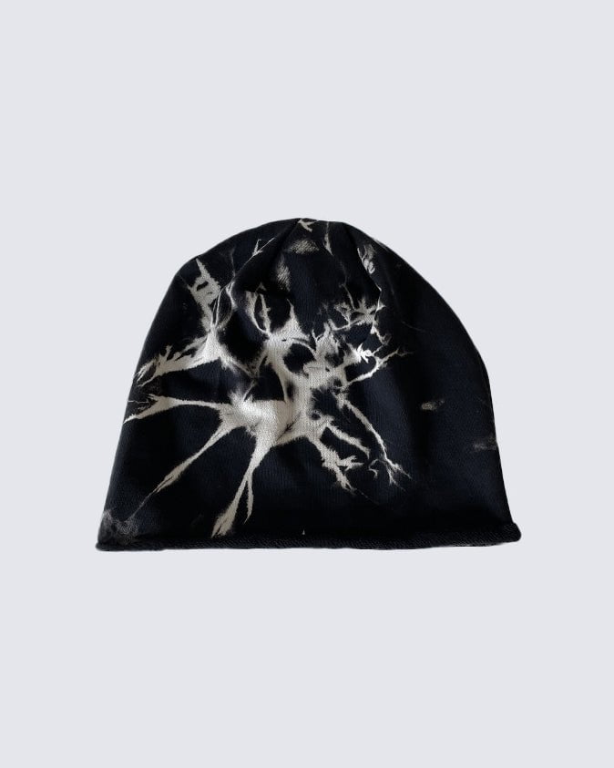 Street Style Tie-Dye Loose Knit Beanie