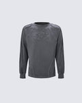 GRYFT Grunge Distressed Patchwork Sweater