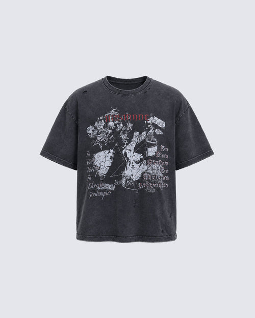 GRYFT Grunge Distressed Tee
