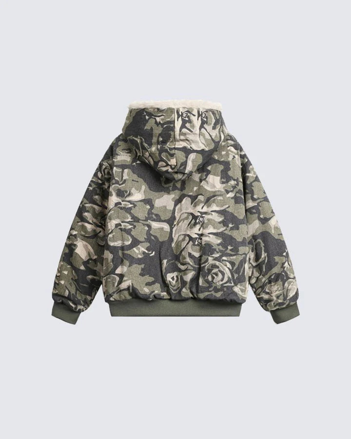 Camouflage Fleece-Lined Double-Belt Set
