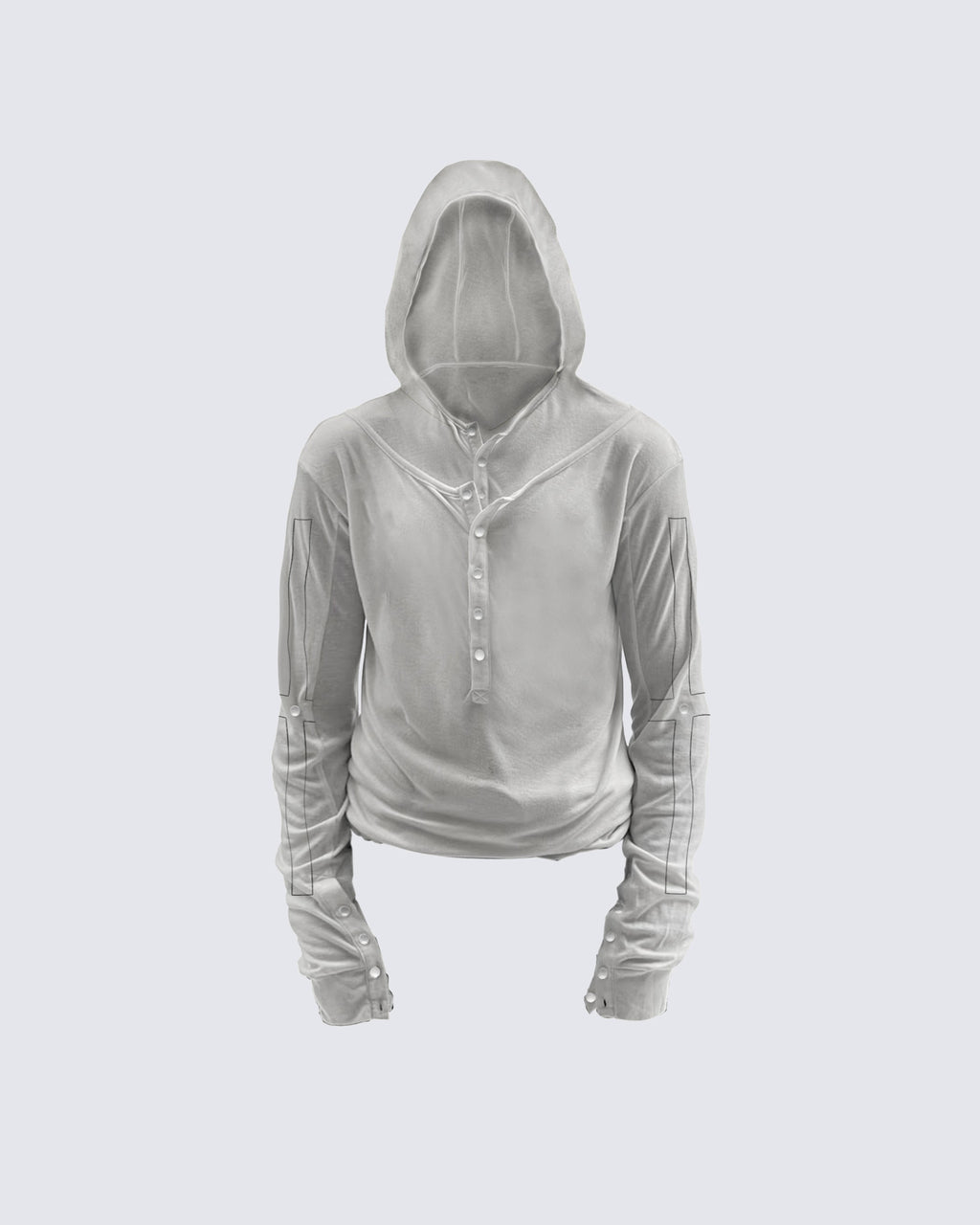 Slim Fit Long Sleeve Pullover with Unique Design