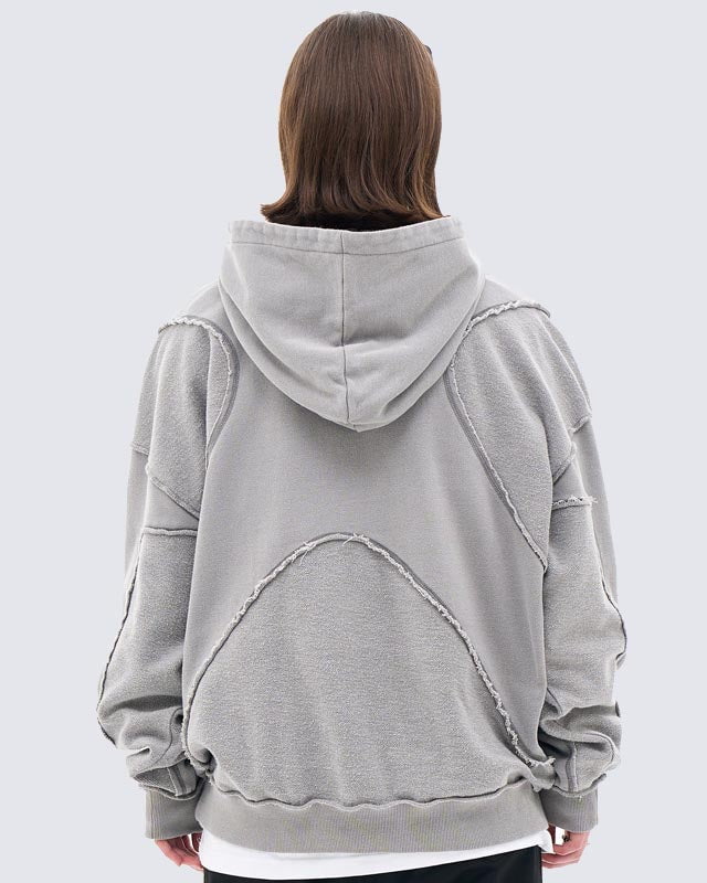 GRYFT Unisex Deconstructed Design Hoodie
