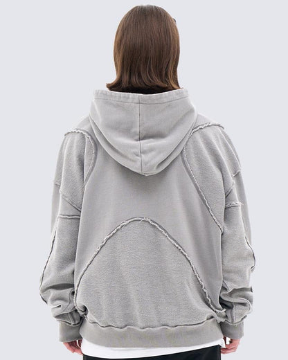 GRYFT Unisex Deconstructed Design Hoodie