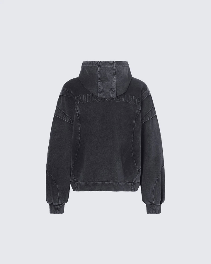 GRYFT—Deconstructed Armor Zipper Hoodie