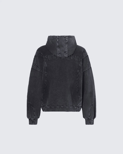GRYFT—Deconstructed Armor Zipper Hoodie