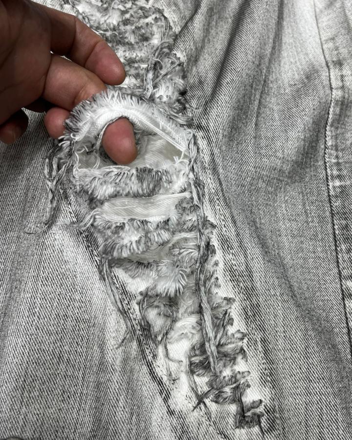 GRYFT Wasteland Distressed Scimitar Jeans