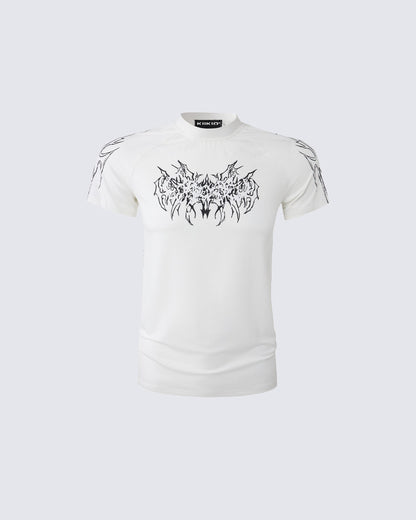 American Tribal Graphic Black Sports Tee