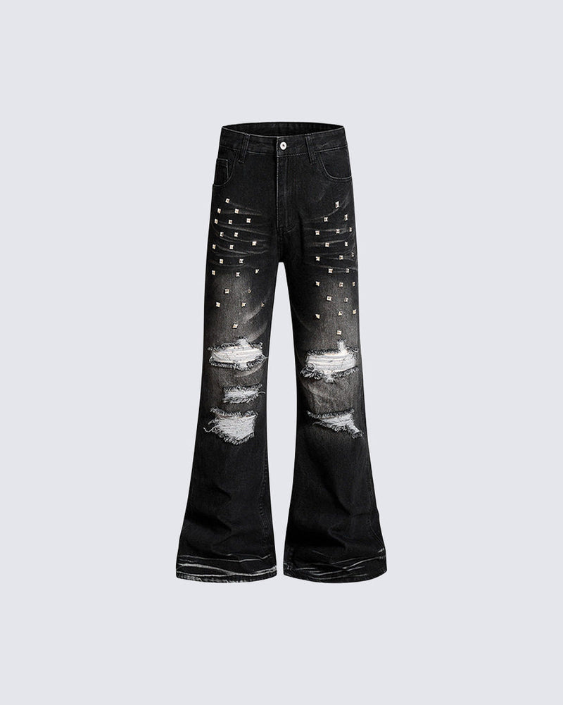 GRYFT Gothic Distressed Jeans