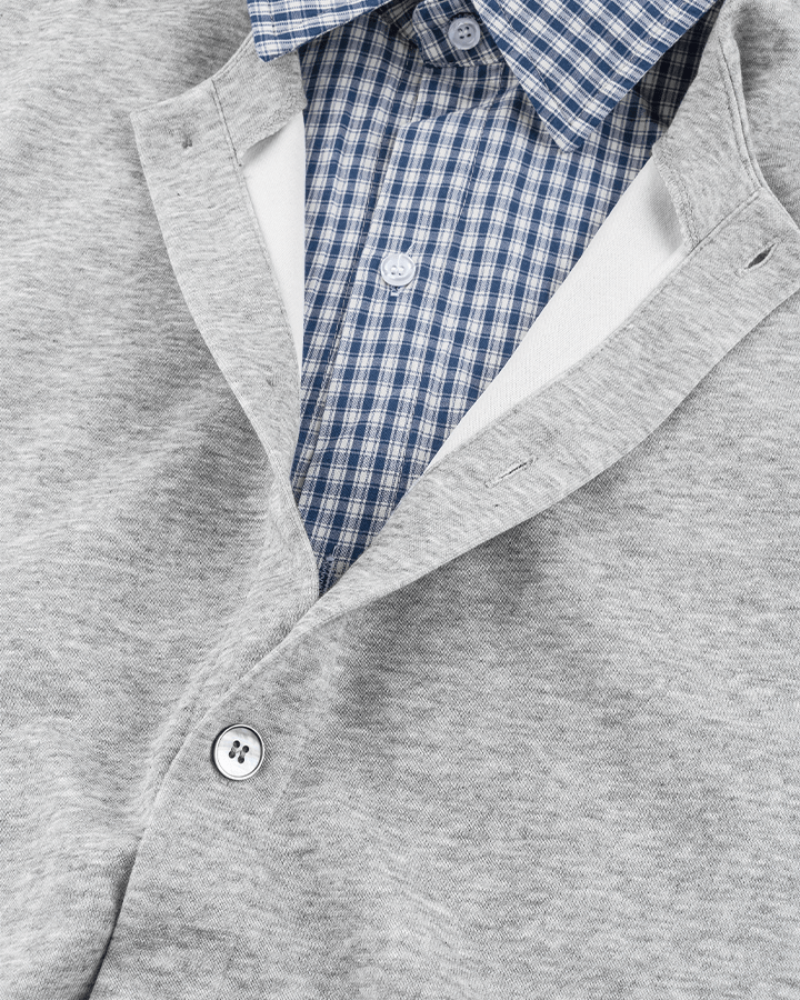 Layered Patchwork Vest Shirt