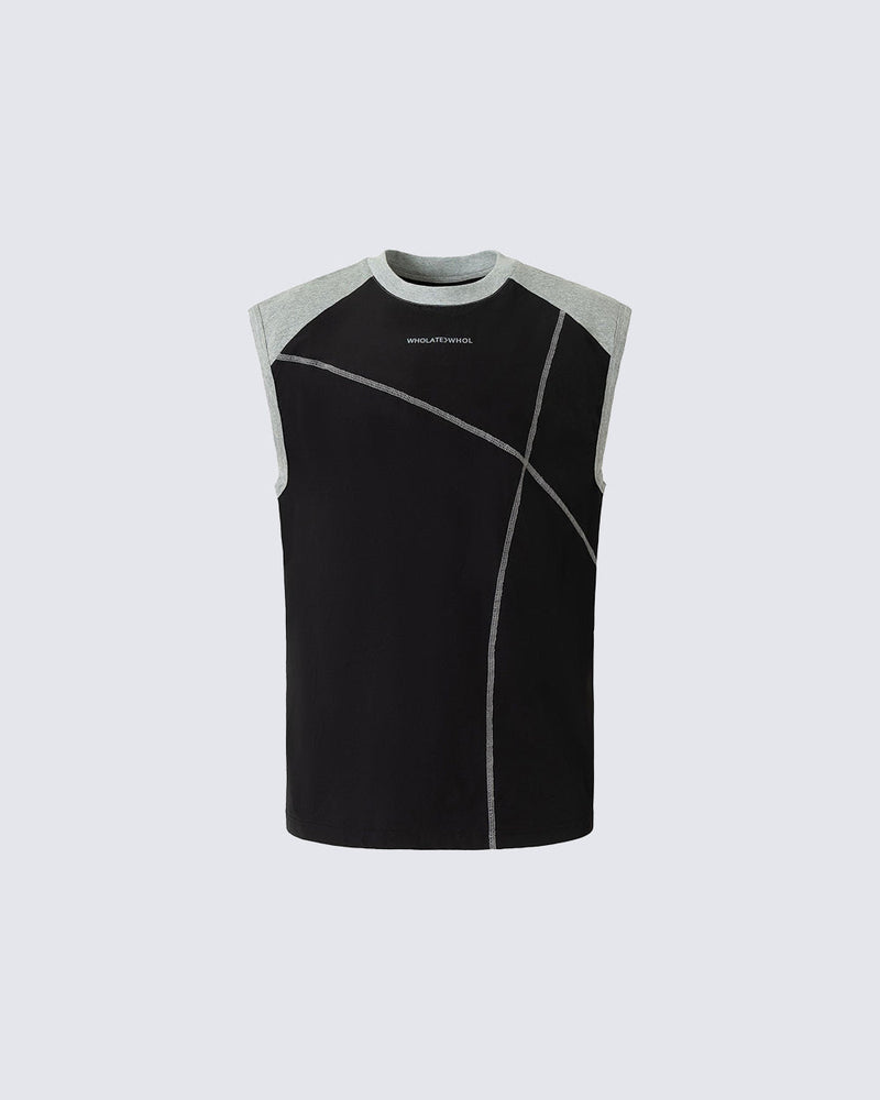 Deconstructed Stitched Ice-Feel Quick-Dry Summer Tank Top