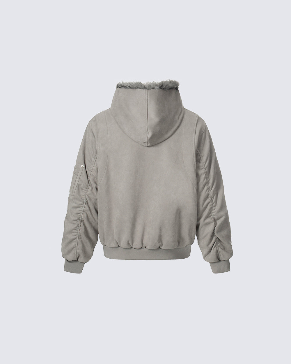 American High-Street Reversible Fleece Flight Jacket
