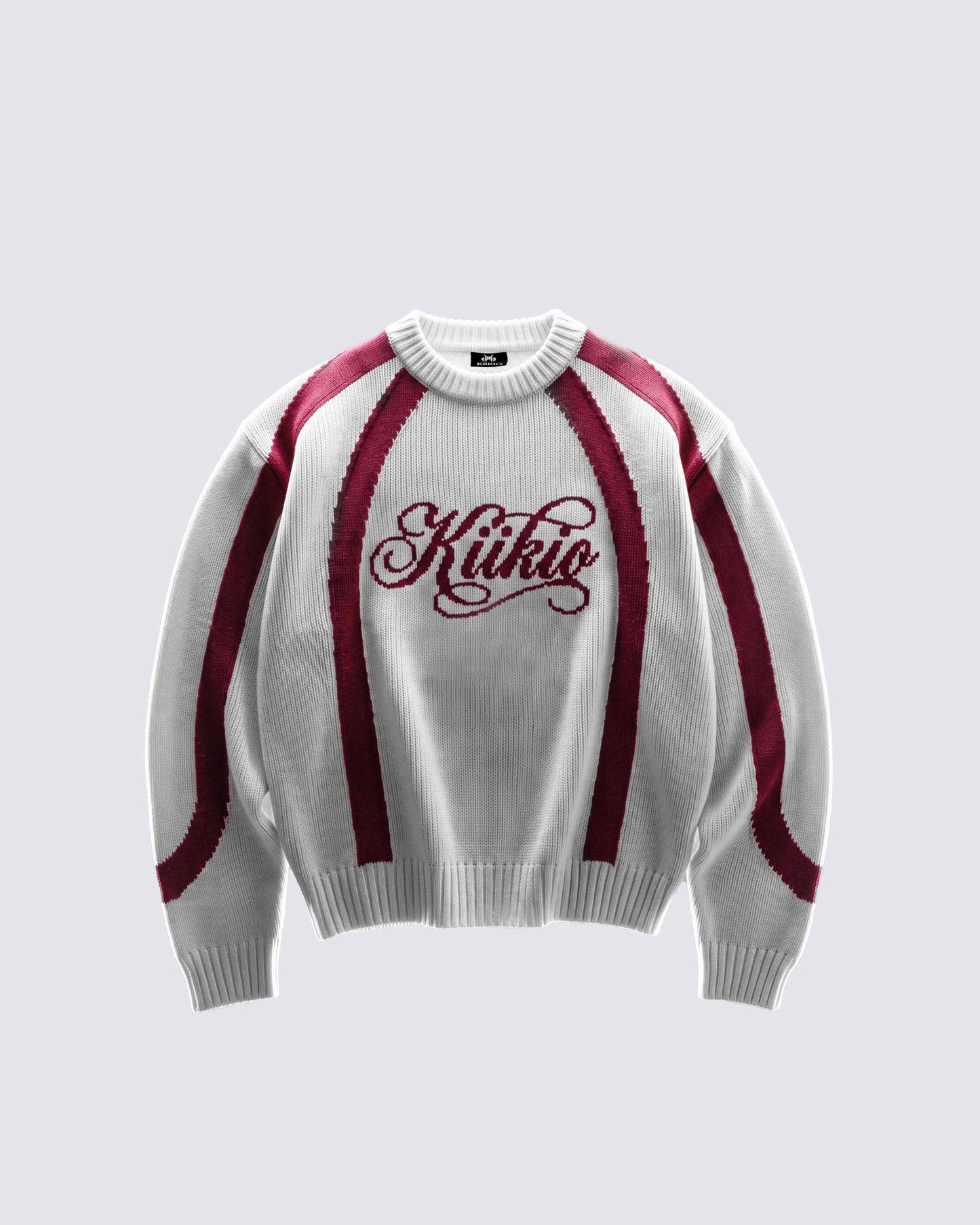 GRYFT SYMBIOTE Curved Contrast Knit Sweater