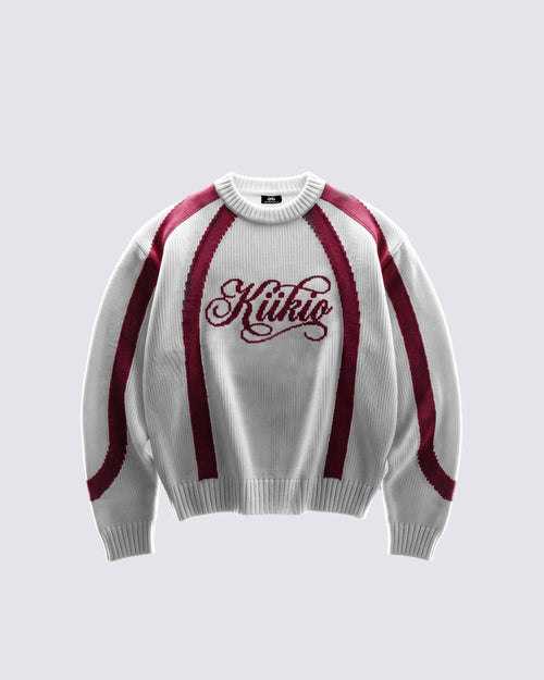 GRYFT SYMBIOTE Curved Contrast Knit Sweater