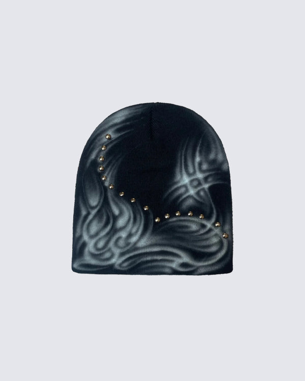 Studded Gradient Beanie Hat