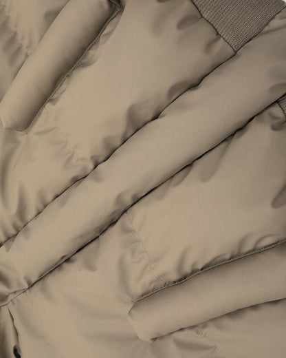Simple High Neck Short Cotton Jacket