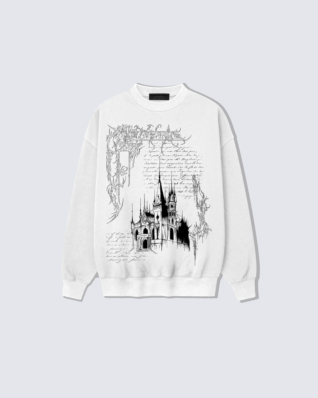 Gothic Castle Graphic Sweatshirt