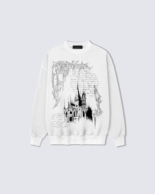 Gothic Castle Graphic Sweatshirt