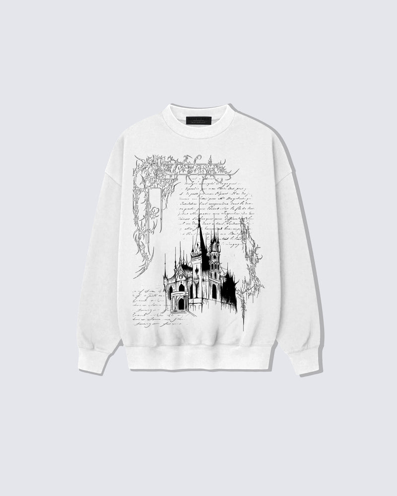 Gothic Castle Graphic Sweatshirt
