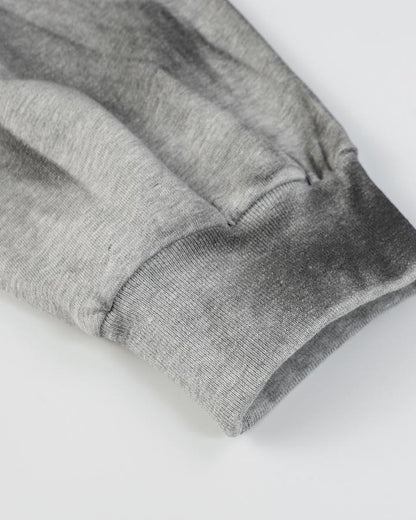 GRYFT Vintage Spray-Painted Letter Graphic Sweatshirt