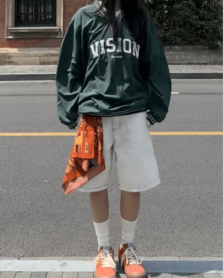 Multi-Color Paisley Bandana Layered Streetwear and Hip-Hop