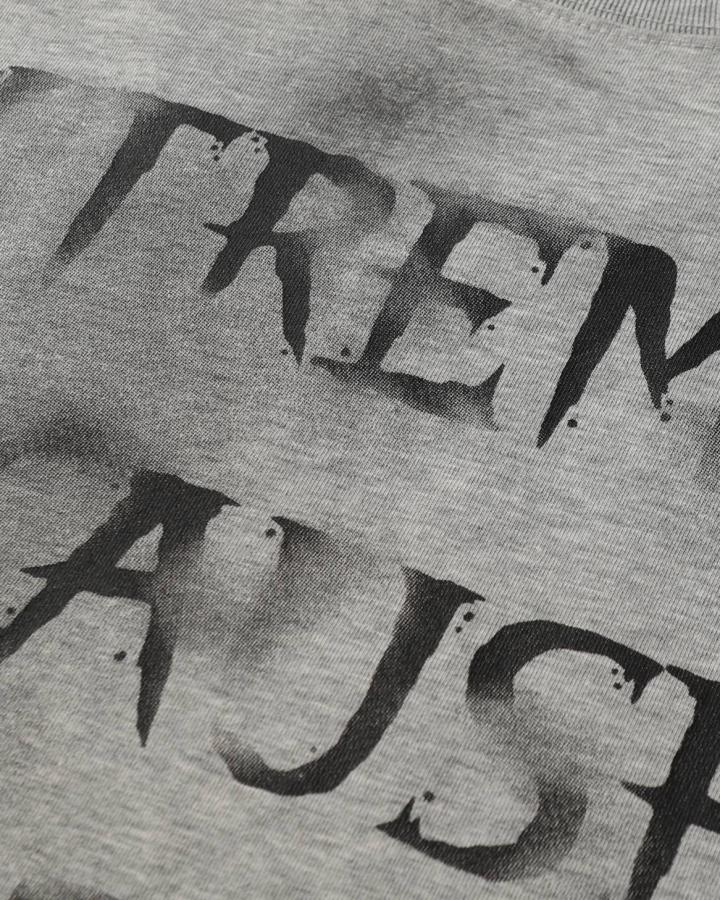GRYFT Vintage Spray-Painted Letter Graphic Sweatshirt