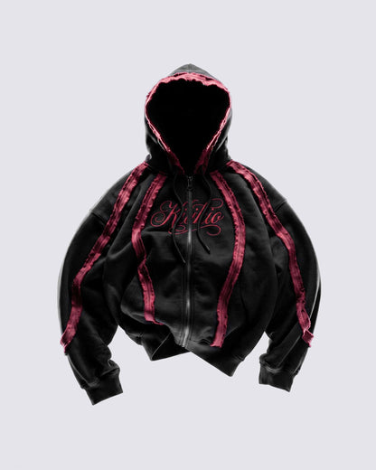 GRYFT SYMBIOTE Series | Retro Sport Patchwork Hoodie