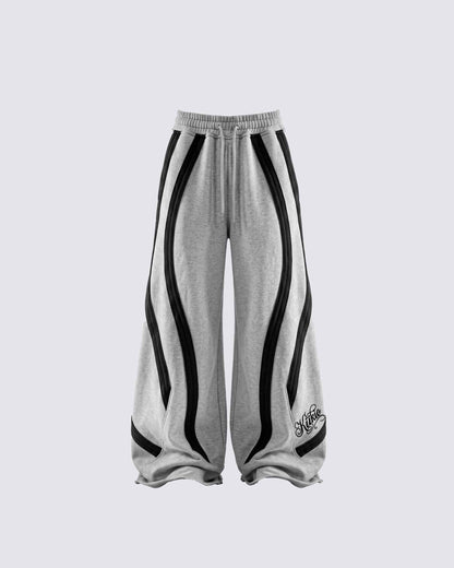 GRYFT SYMBIOTE Curved-Panel Baggy Sweatpants