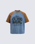 GRYFT Retro Washed Patchwork Tee