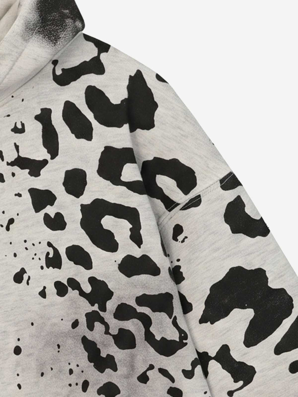 GRYFT Vintage Leopard Graphic Zip Hoodie