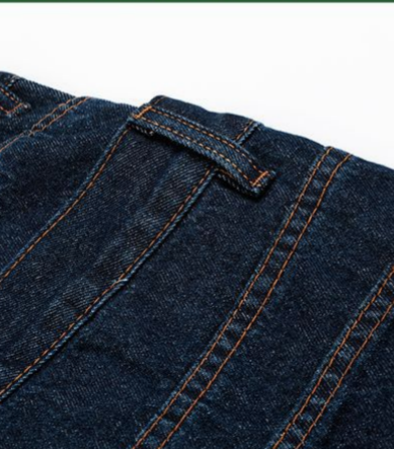 Layered Pocket Denim Shorts