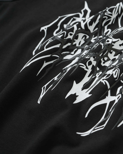 American Tribal Graphic Black Sports Tee