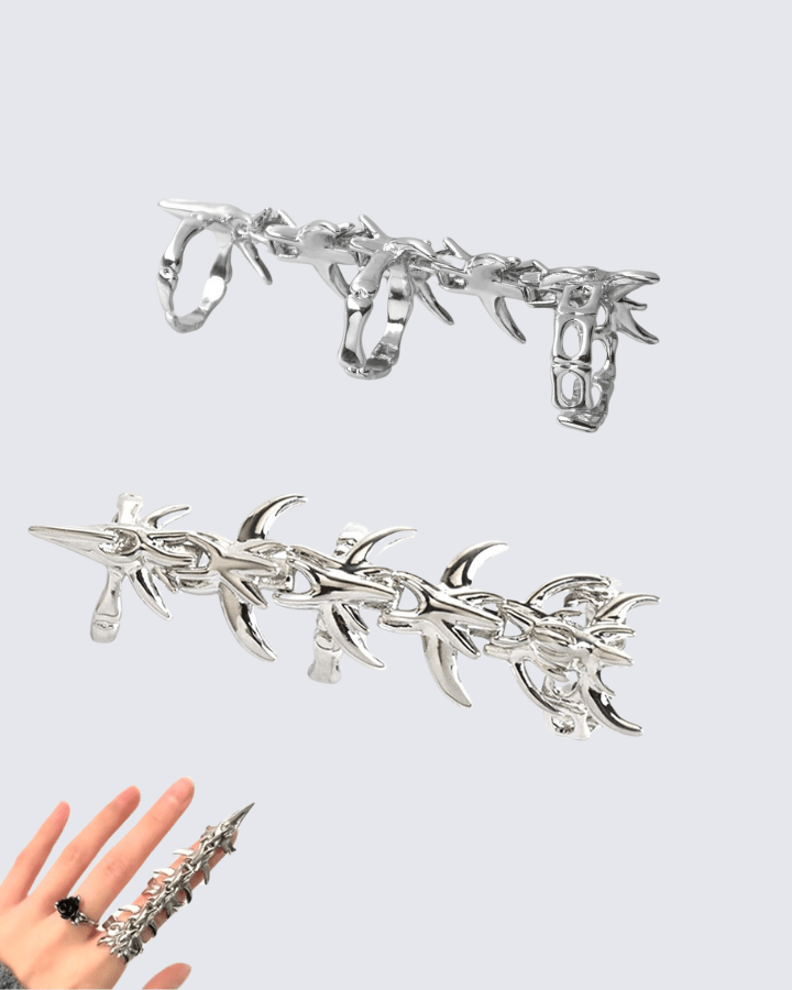Dragon Spine Ring – Gothic Punk Design