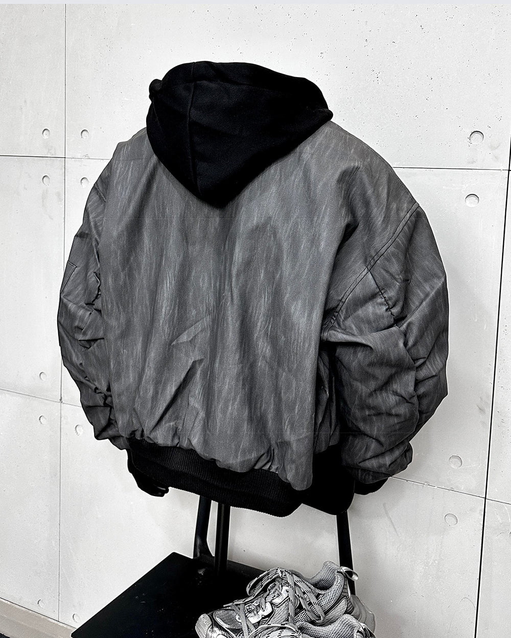 GRYFT Leather Bomber Jacket