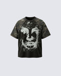 GRYFT Retro Art-Print Camouflage T-Shirt