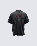 Gothic Angel Graphic Oversized T-shirt