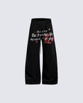 American Retro Street Graphic Star Print Sweatpants
