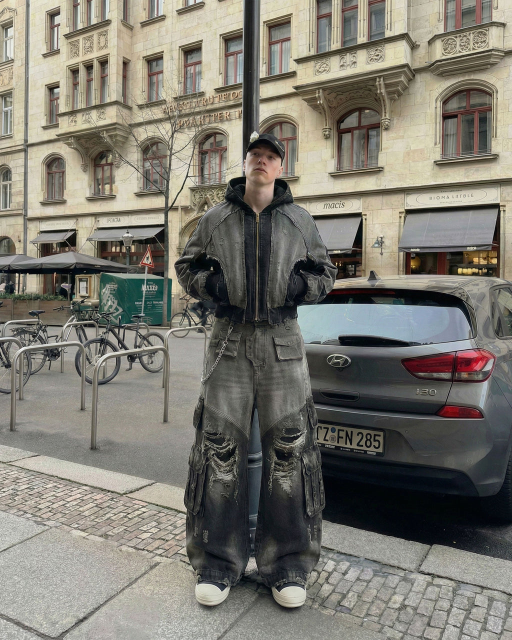 RUINED AMUSEMENT PARK SERIES-Wasteland Style Jacket