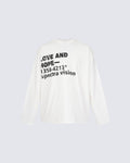 LOVE AND HOPE Graphic Long-Sleeve Tee