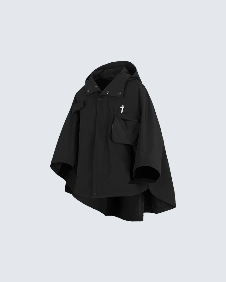 Utility Hooded Cargo Poncho