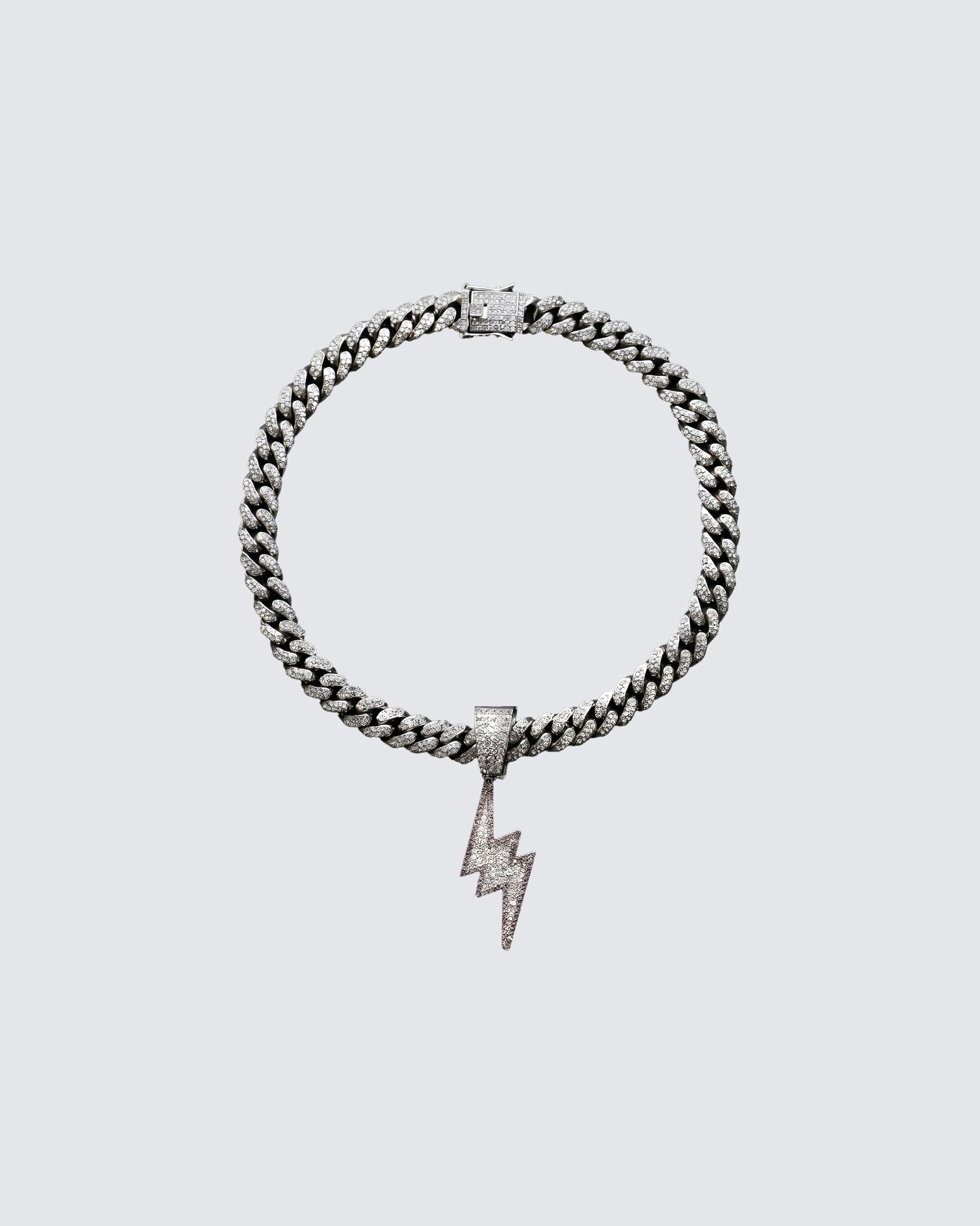 LIGHTNING Series | Pendant Cuban Chain Necklace