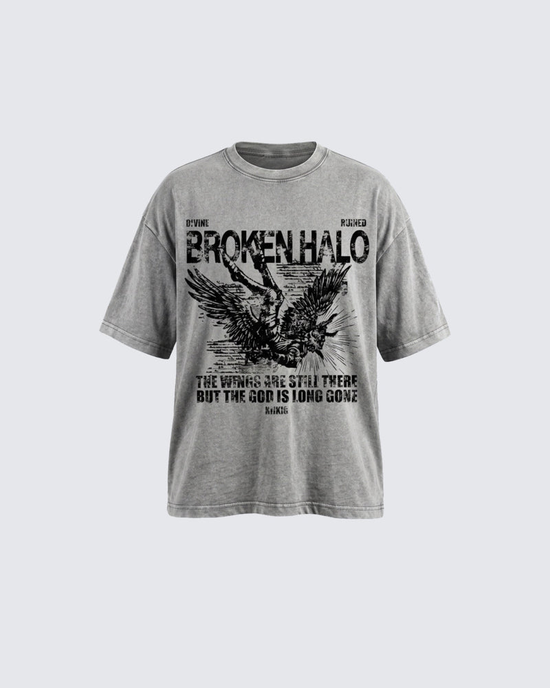 American Washed Graphic Oversized T-Shirt