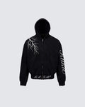 LIGHTNING Series | New Dark Hooded Zip Sweatshirt