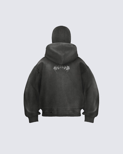 GRYFT Stonewashed Balaclava Integrated Hoodie