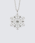 Snowflake Rhinestone Chain Choker Necklace