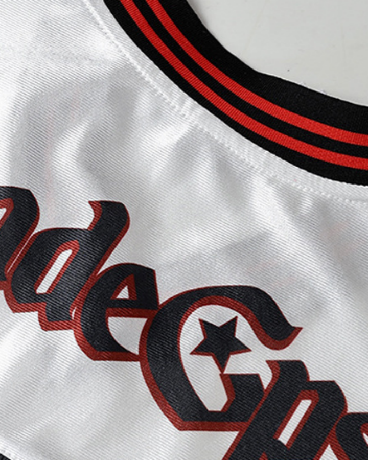 Vintage Star Number Mesh Jersey Tee