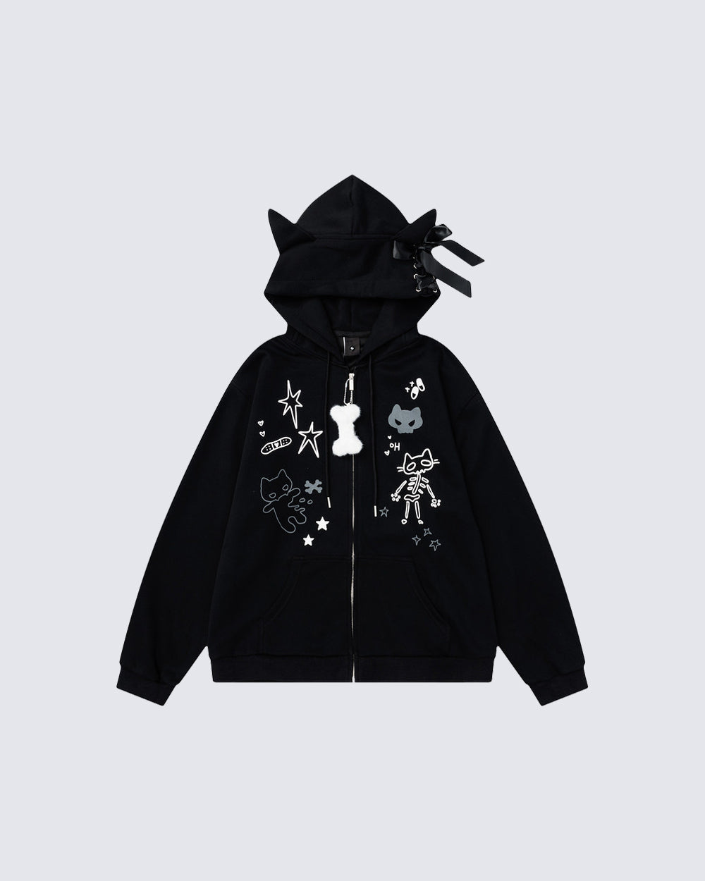 American Style Graphic Hoodie Subculture